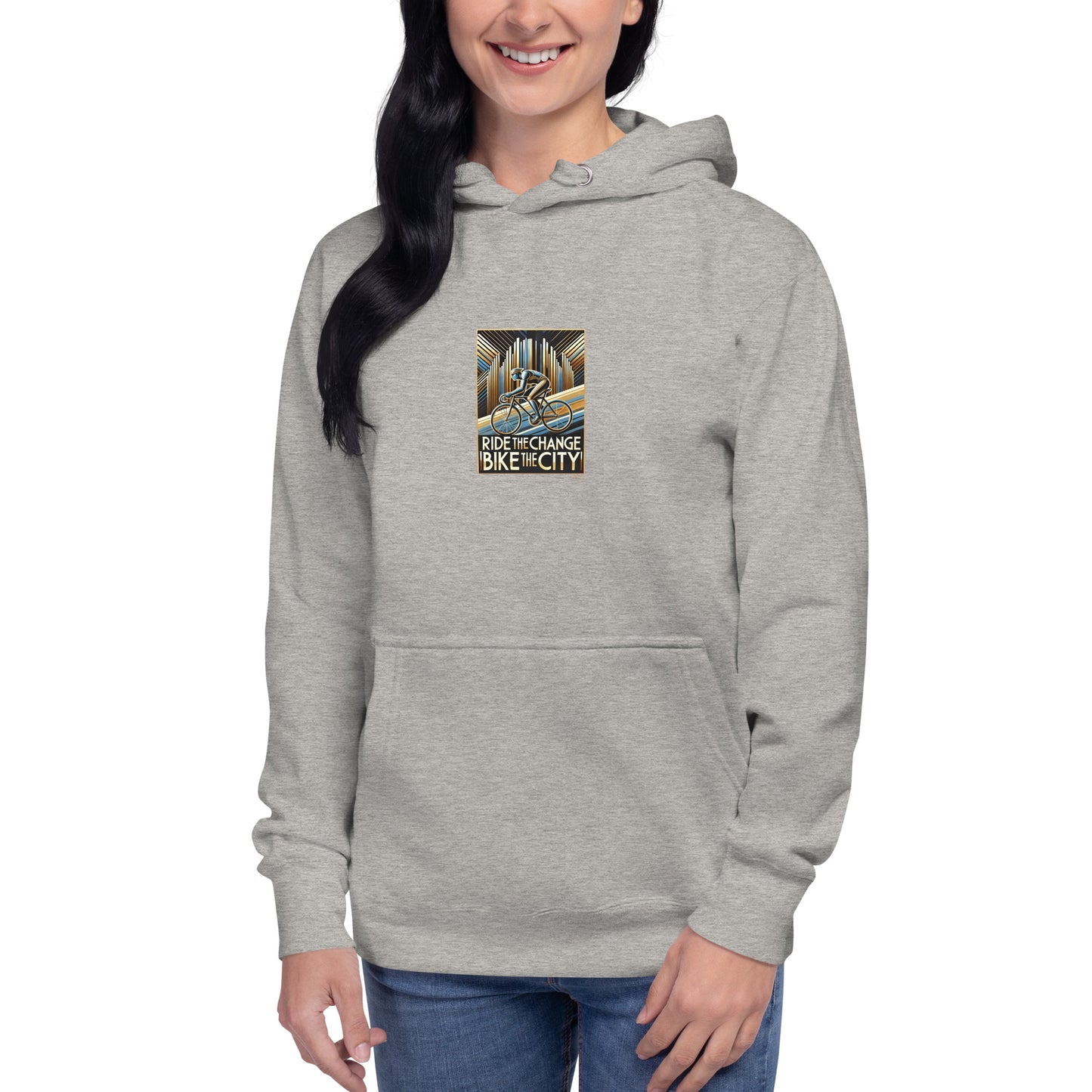 Premium hoodie - Ride The Change Bike The City
