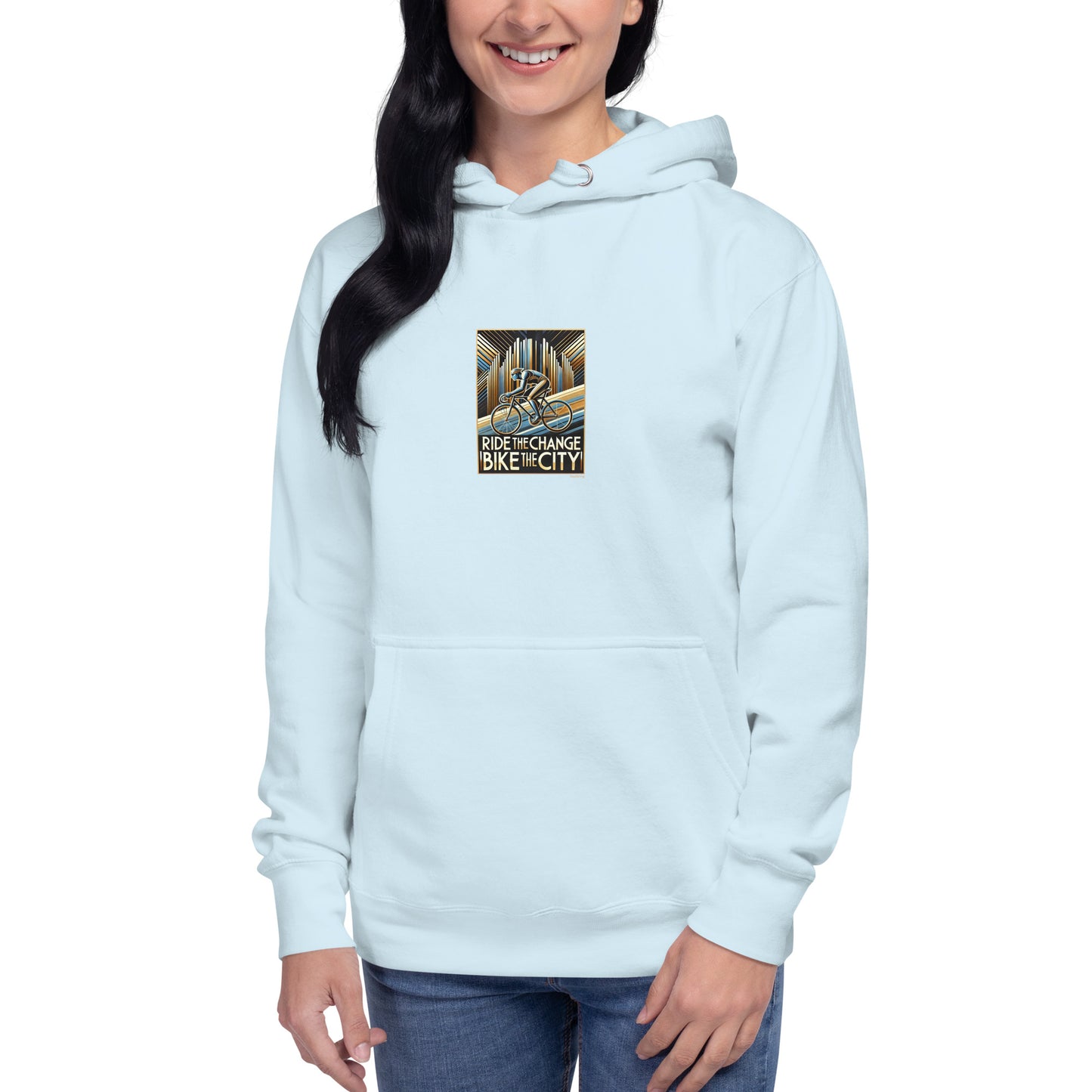 Premium hoodie - Ride The Change Bike The City