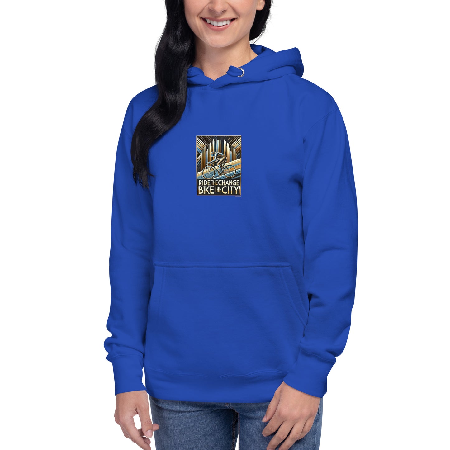 Premium hoodie - Ride The Change Bike The City