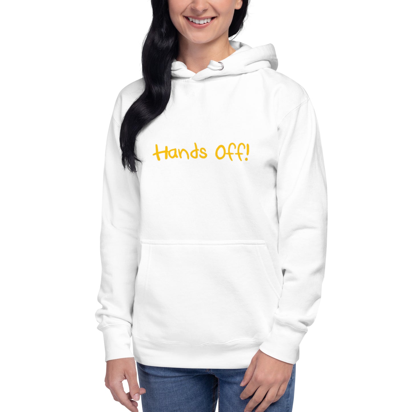 Premium hoodie - Hands Off!