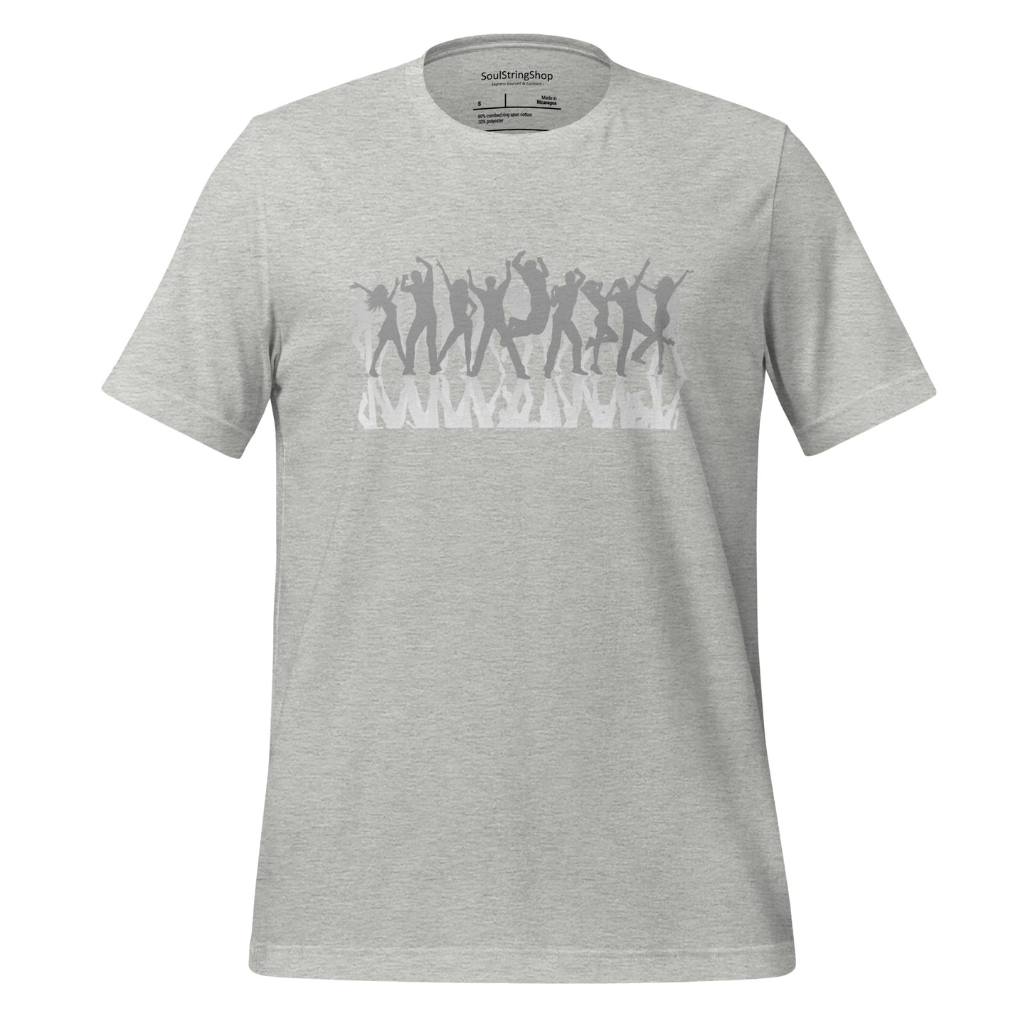 Mannen T-shirt - Dancing Crowd