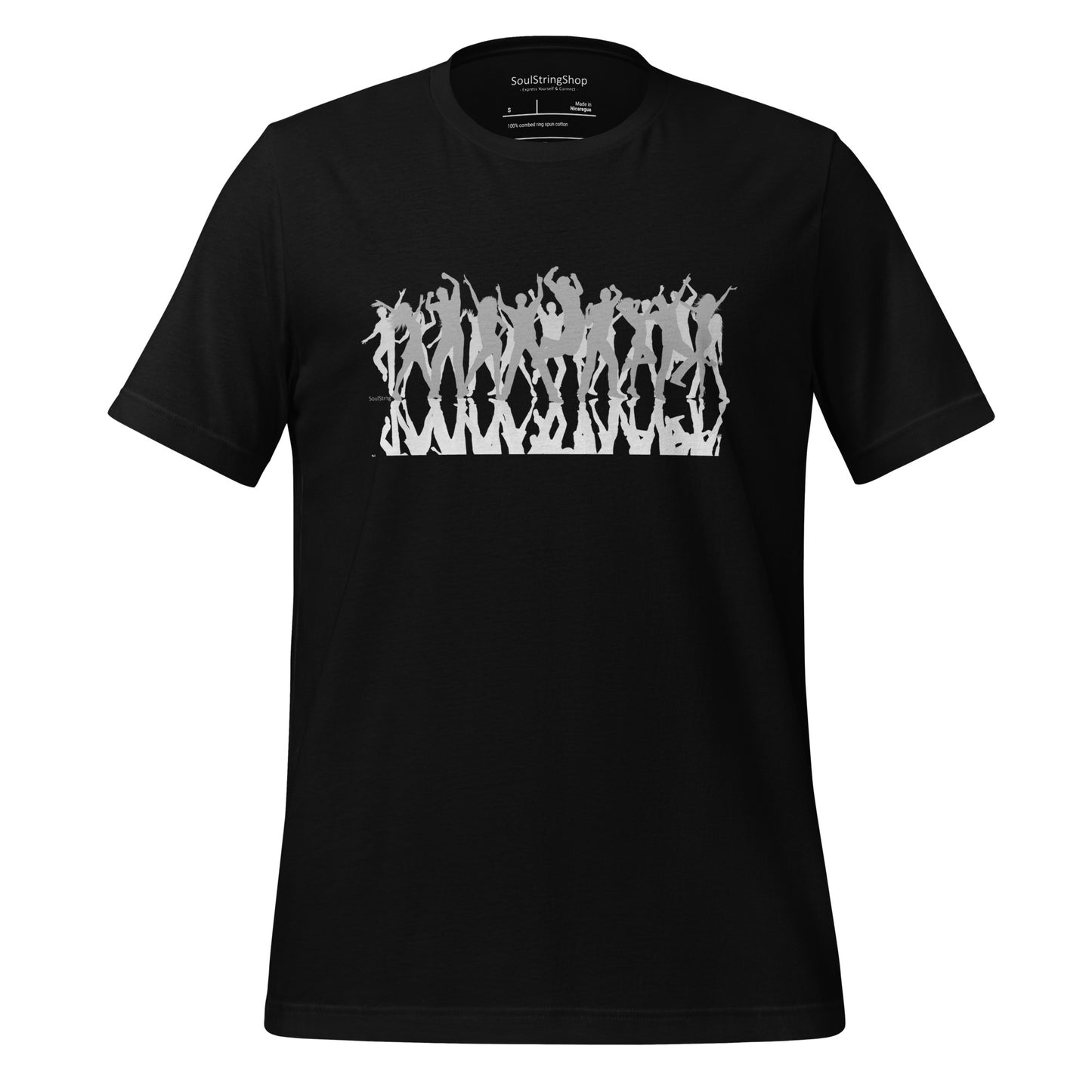 Mannen T-shirt - Dancing Crowd