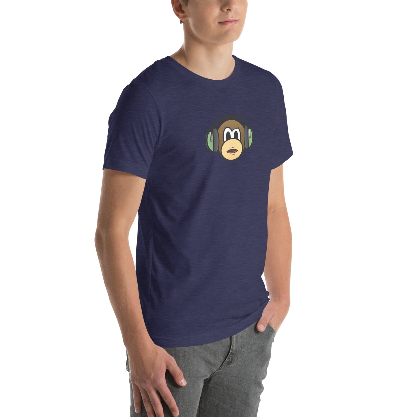 Unisex T-shirt - Monkey with Headphones