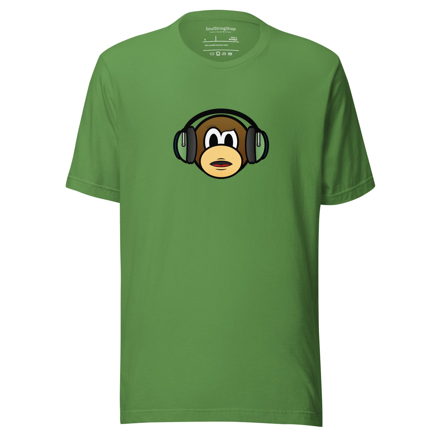Unisex T-shirt - Monkey with Headphones