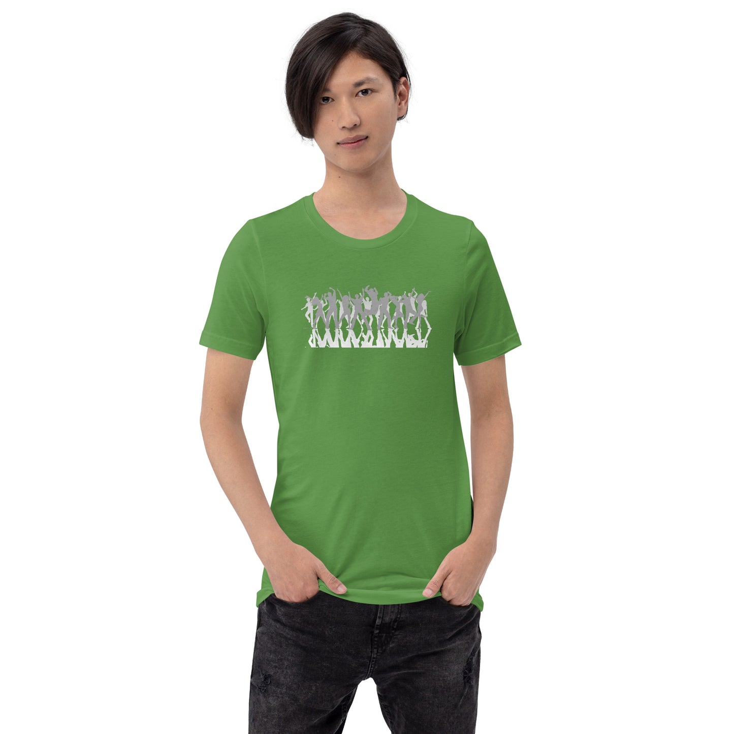 Mannen T-shirt - Dancing Crowd