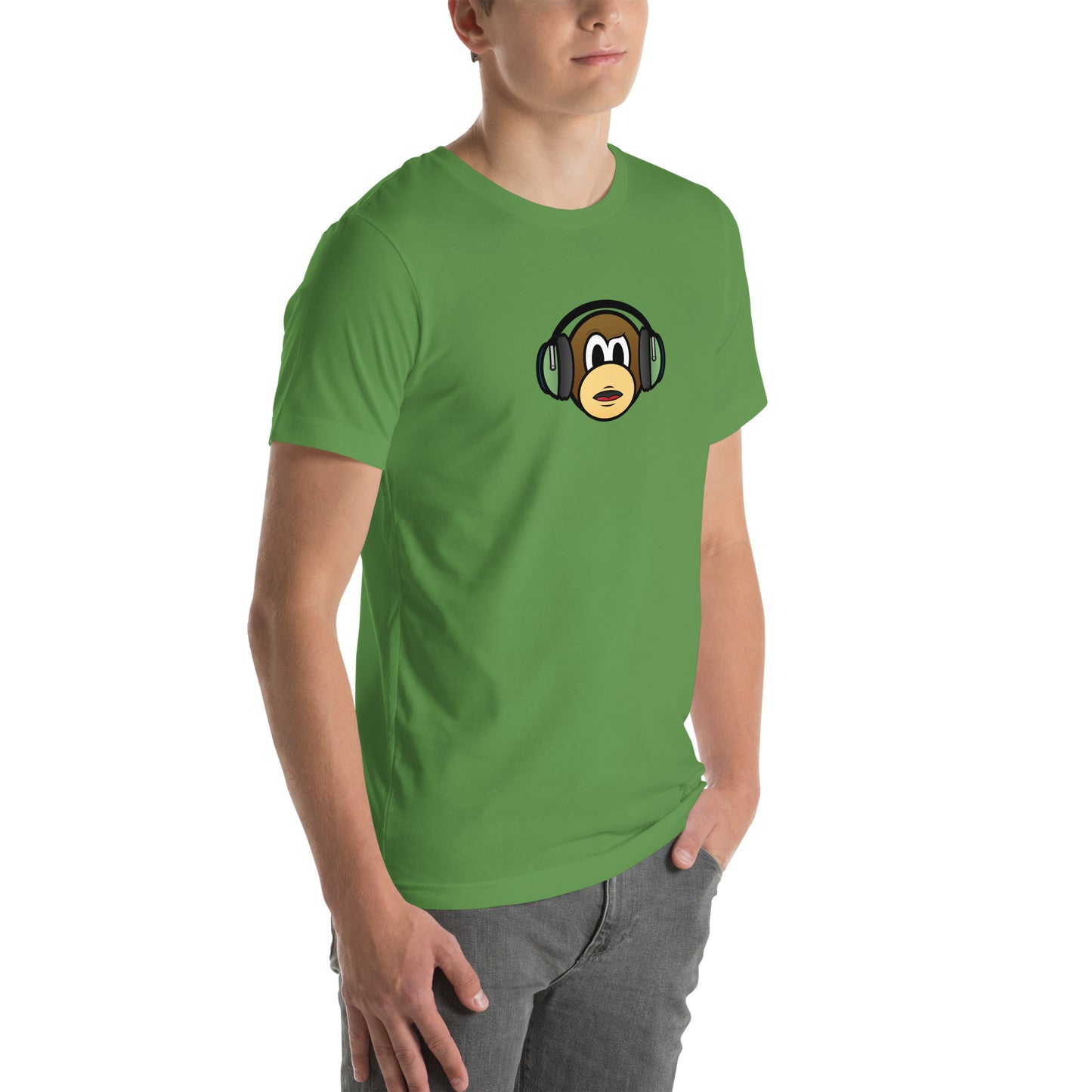 Unisex T-shirt - Monkey with Headphones
