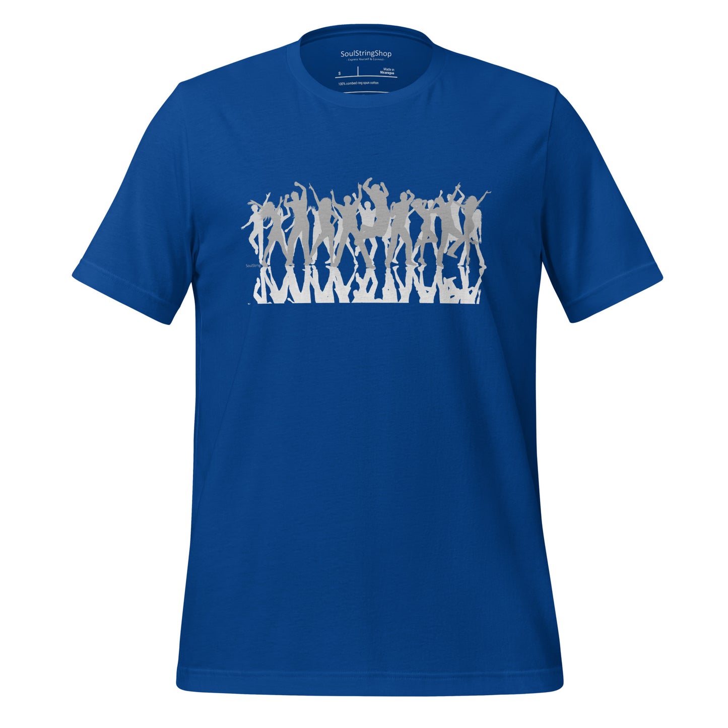 Mannen T-shirt - Dancing Crowd