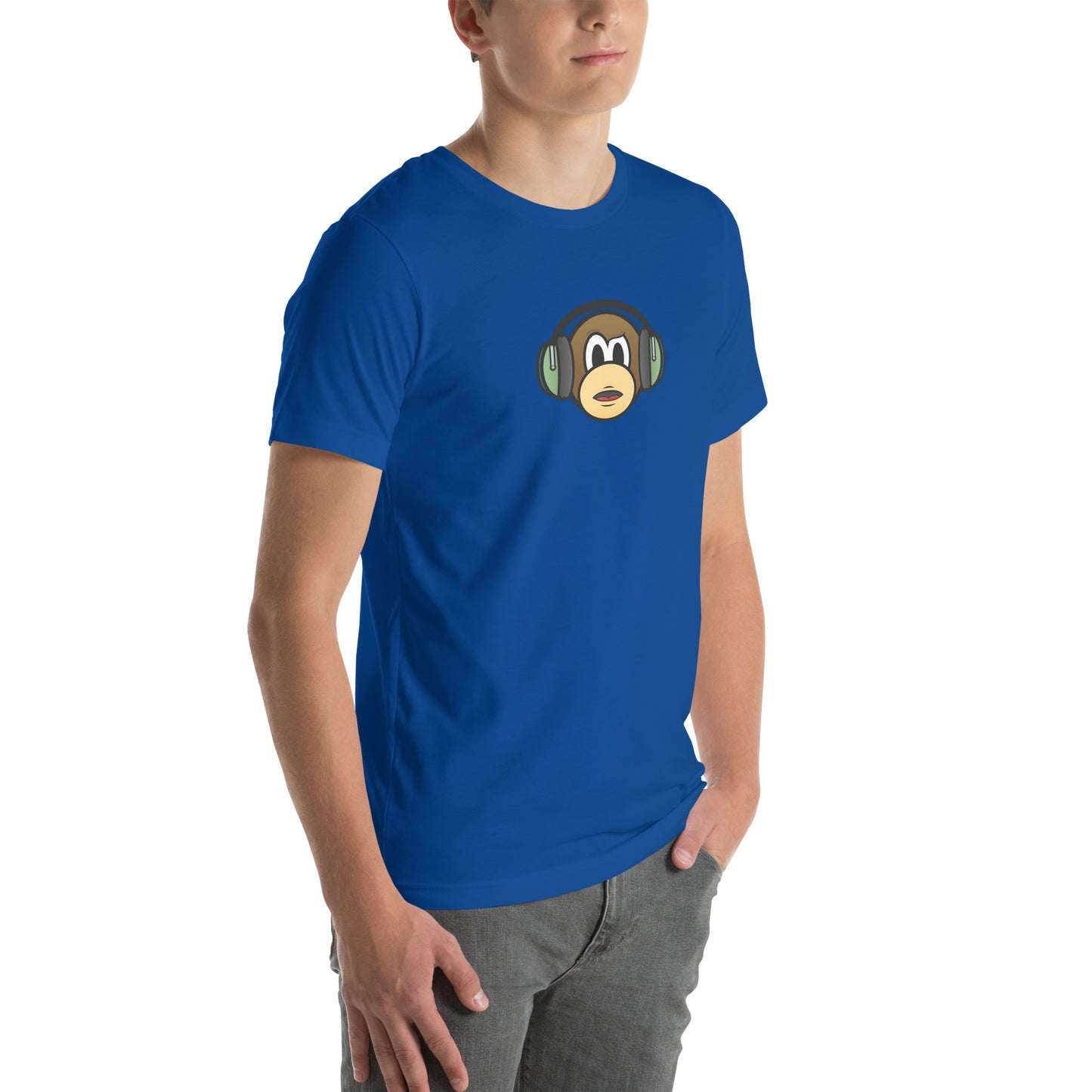 Unisex T-shirt - Monkey with Headphones