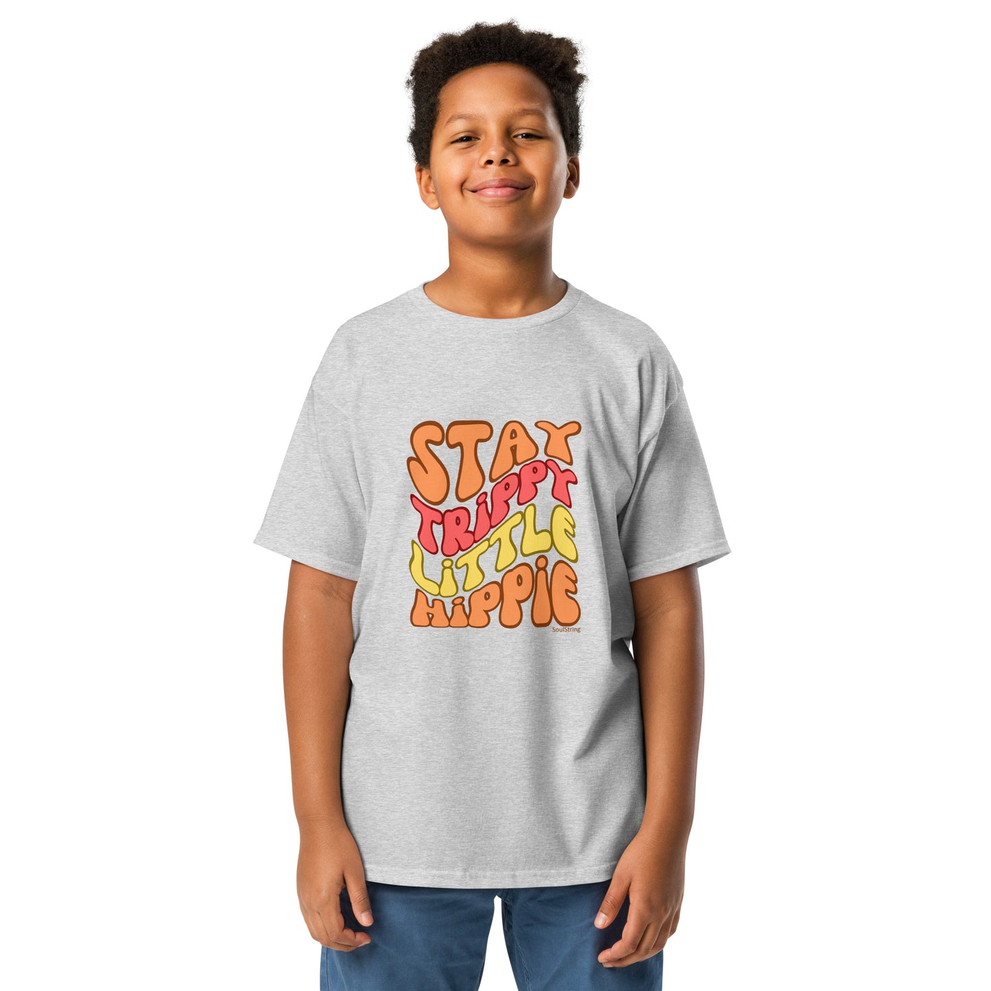 Kids T-shirt - Stay Trippy Little Hippie