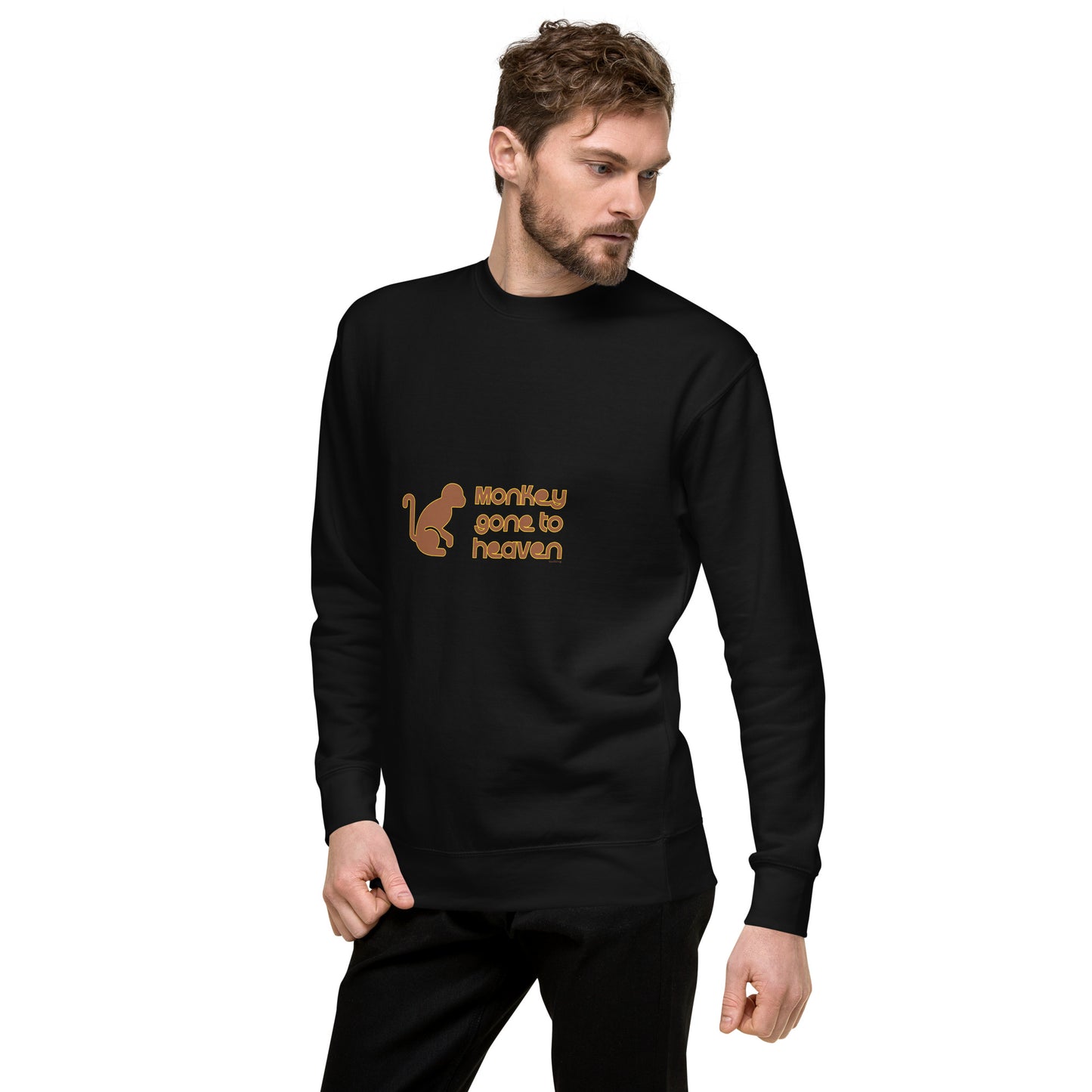 Premium sweatshirt - Monkey Gone To Heaven