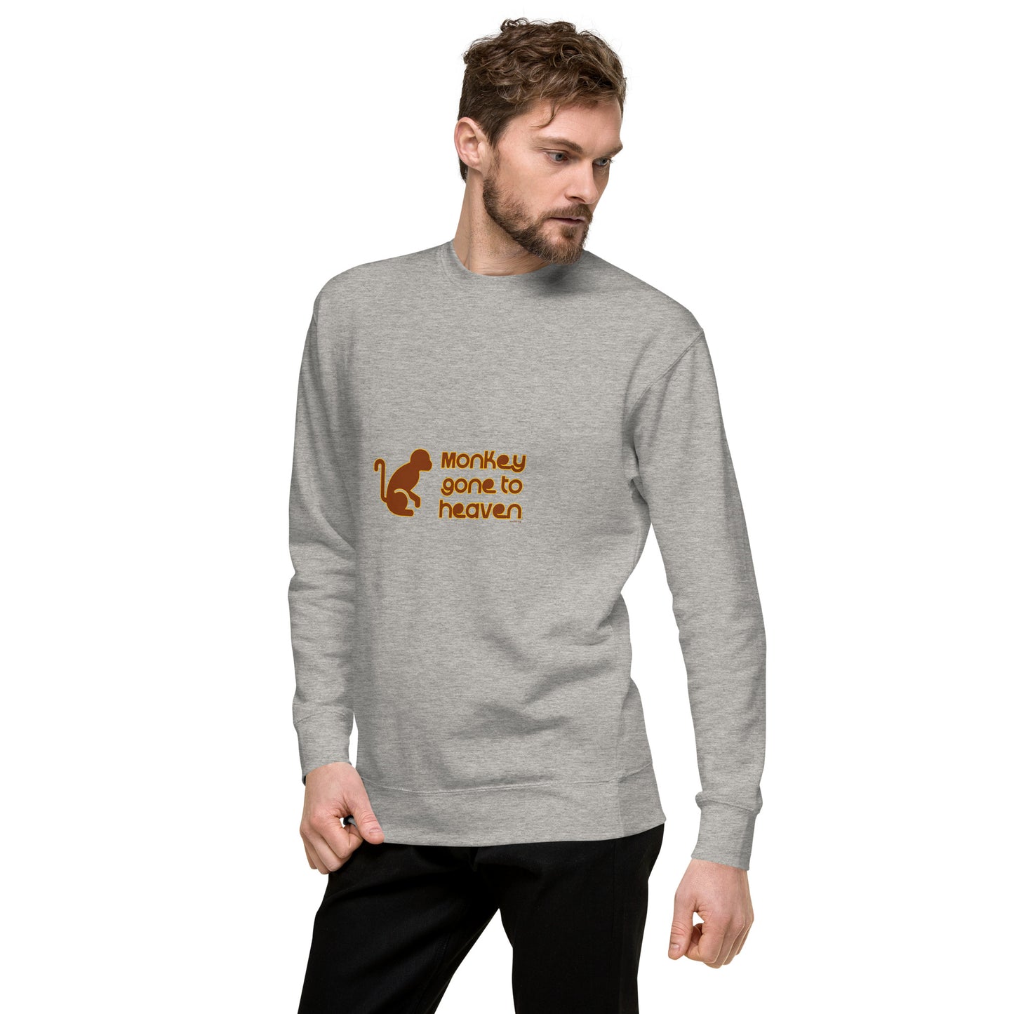 Premium sweatshirt - Monkey Gone To Heaven