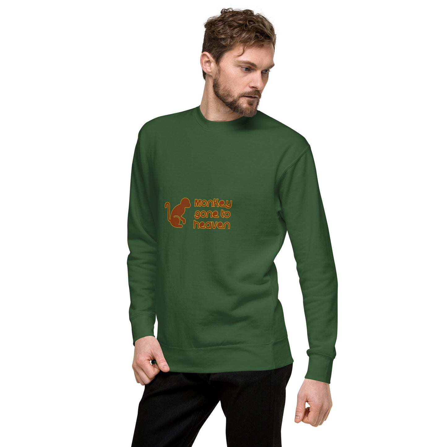 Premium sweatshirt - Monkey Gone To Heaven