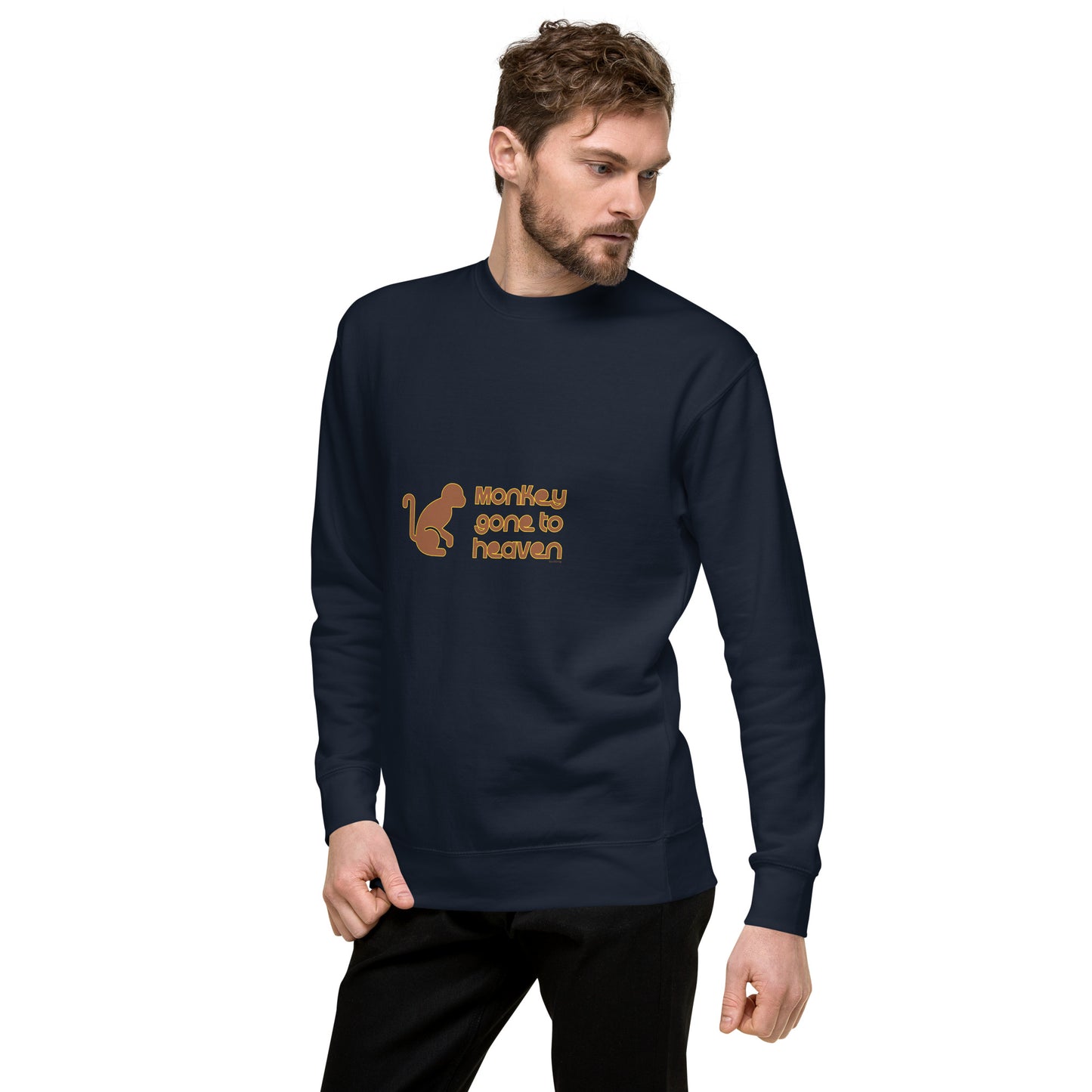 Premium sweatshirt - Monkey Gone To Heaven