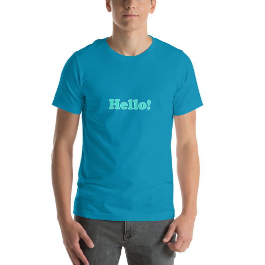 Mannen T-shirt - Hello
