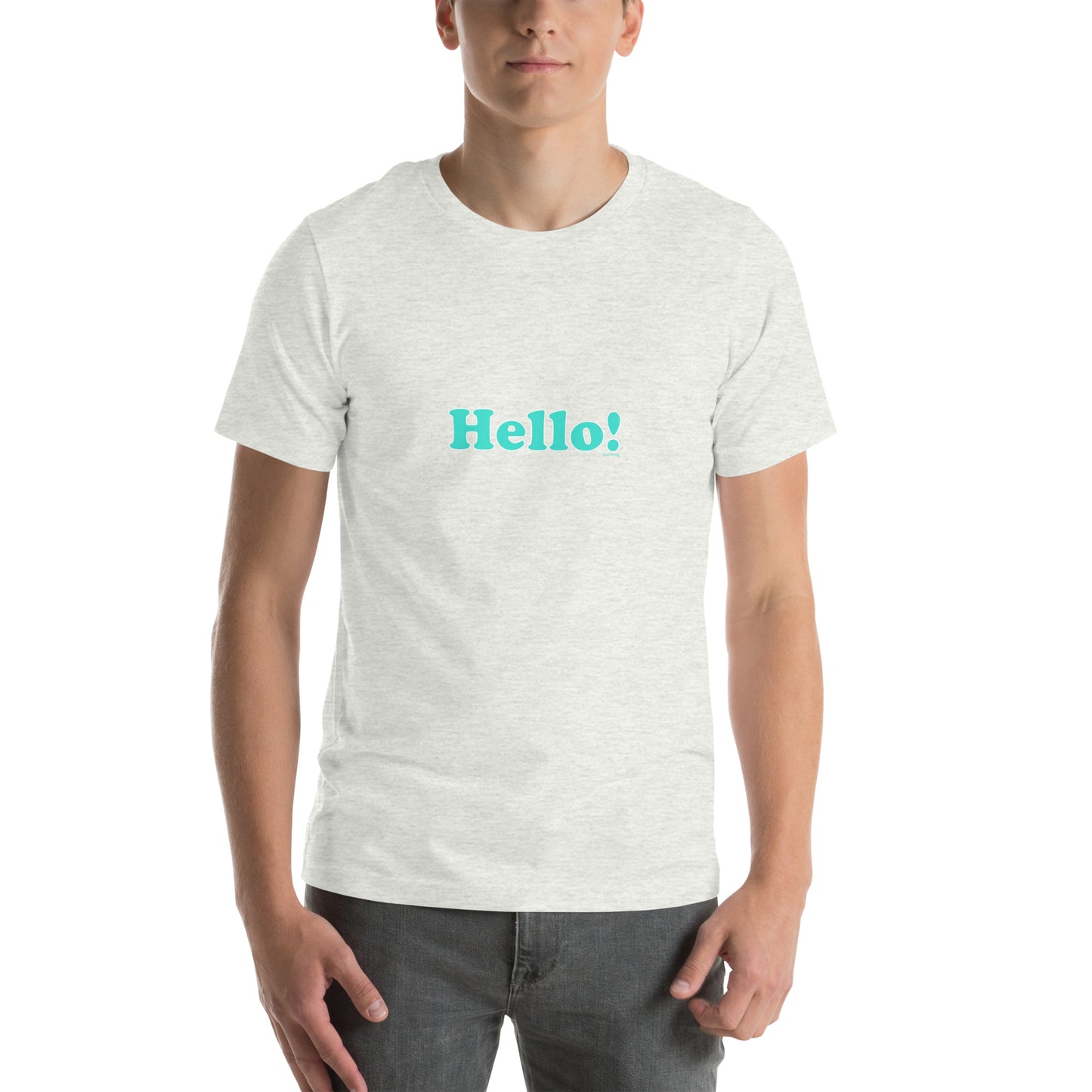 Mannen T-shirt - Hello