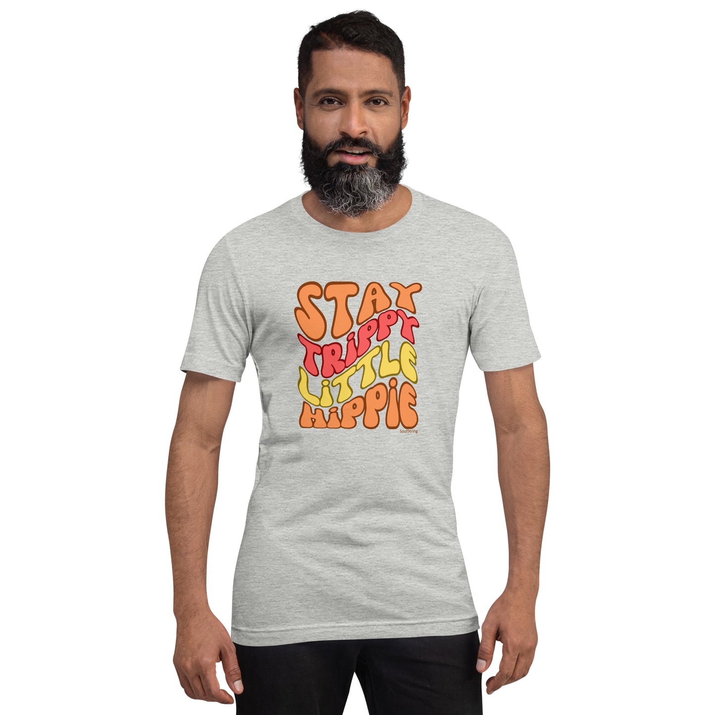 Mannen T-shirt - Stay Trippy Little Hippie