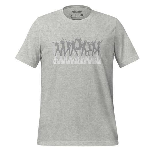Mannen T-shirt - Dancing Crowd