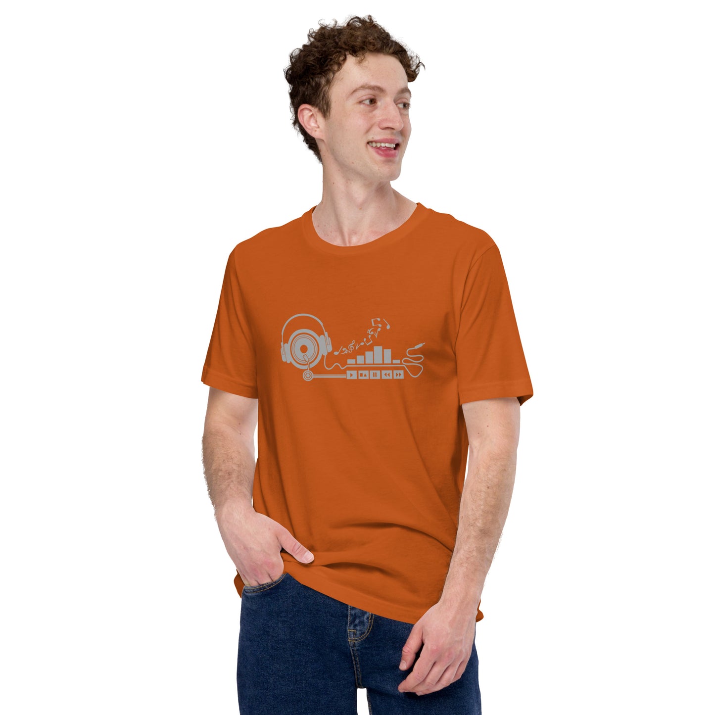 Mannen T-shirt - Play Music