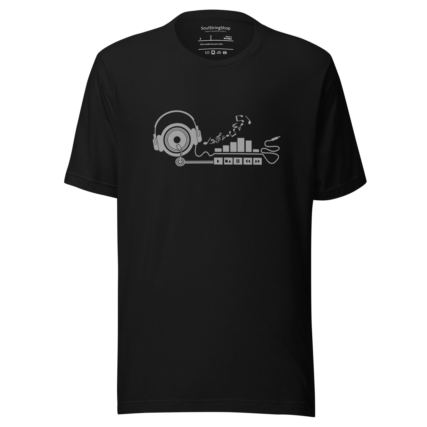 Mannen T-shirt - Play Music