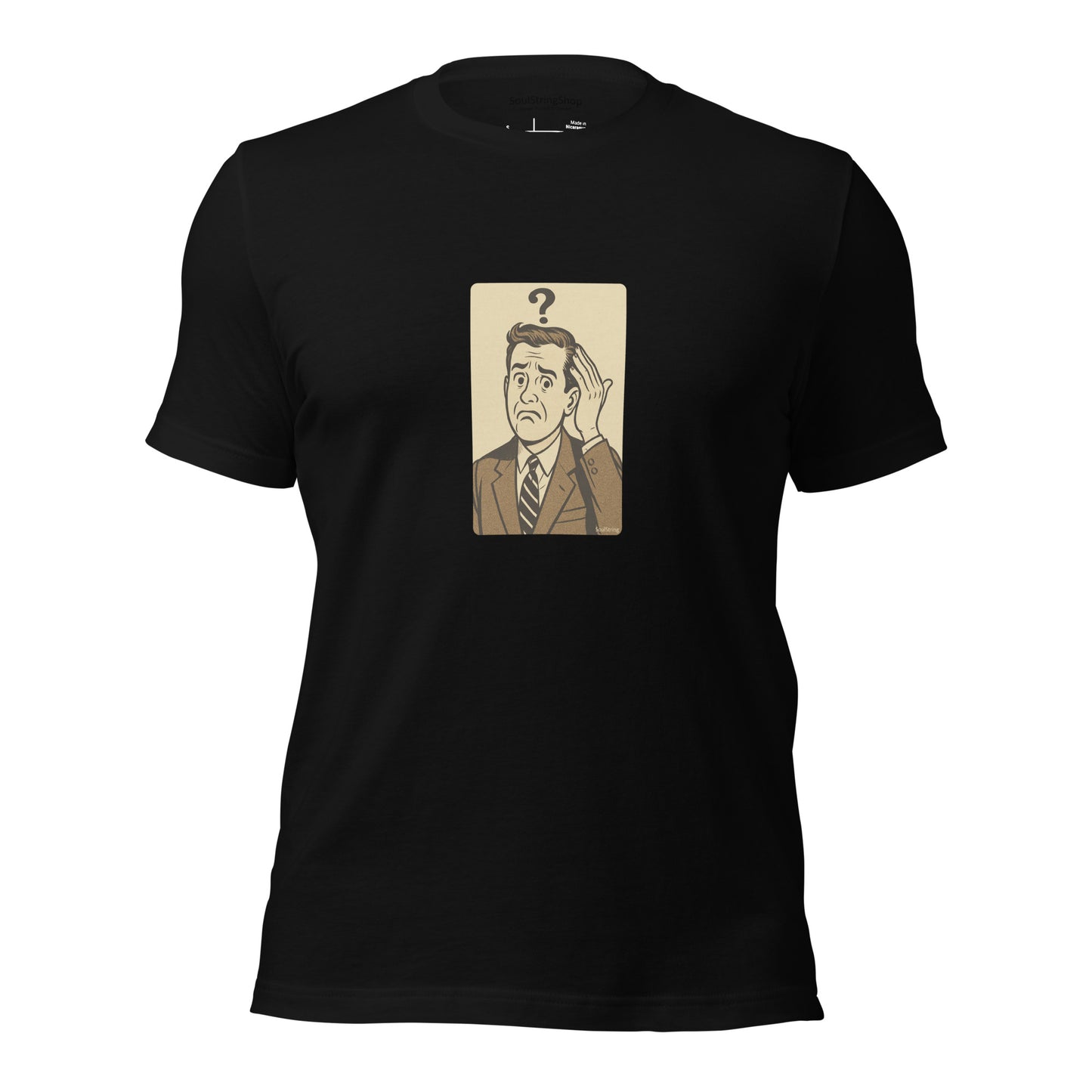 Mannen T-shirt - Confused Man