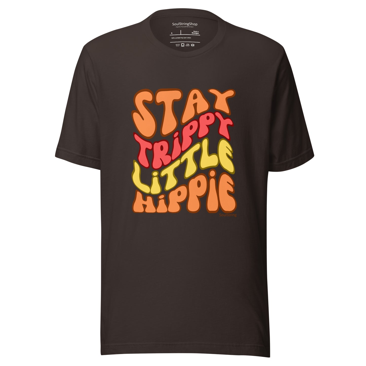 Mannen T-shirt - Stay Trippy Little Hippie