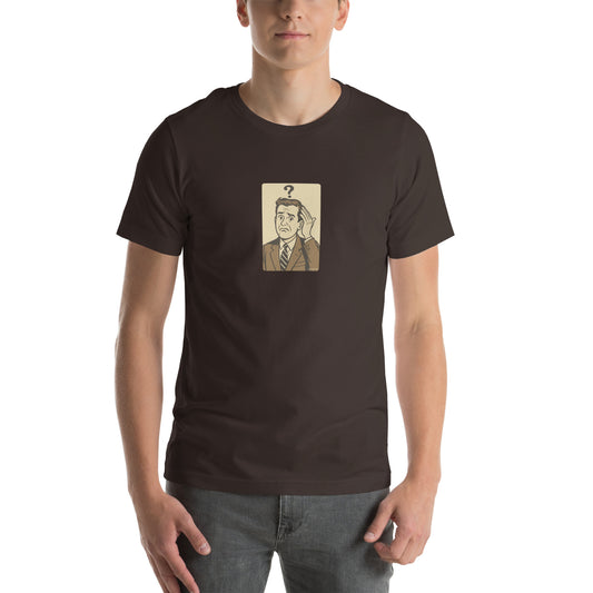 Mannen T-shirt - Confused Man
