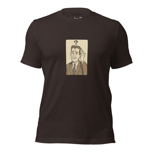 Mannen T-shirt - Confused Man