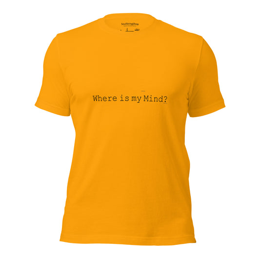 Mannen T-shirt - Where Is My Mind