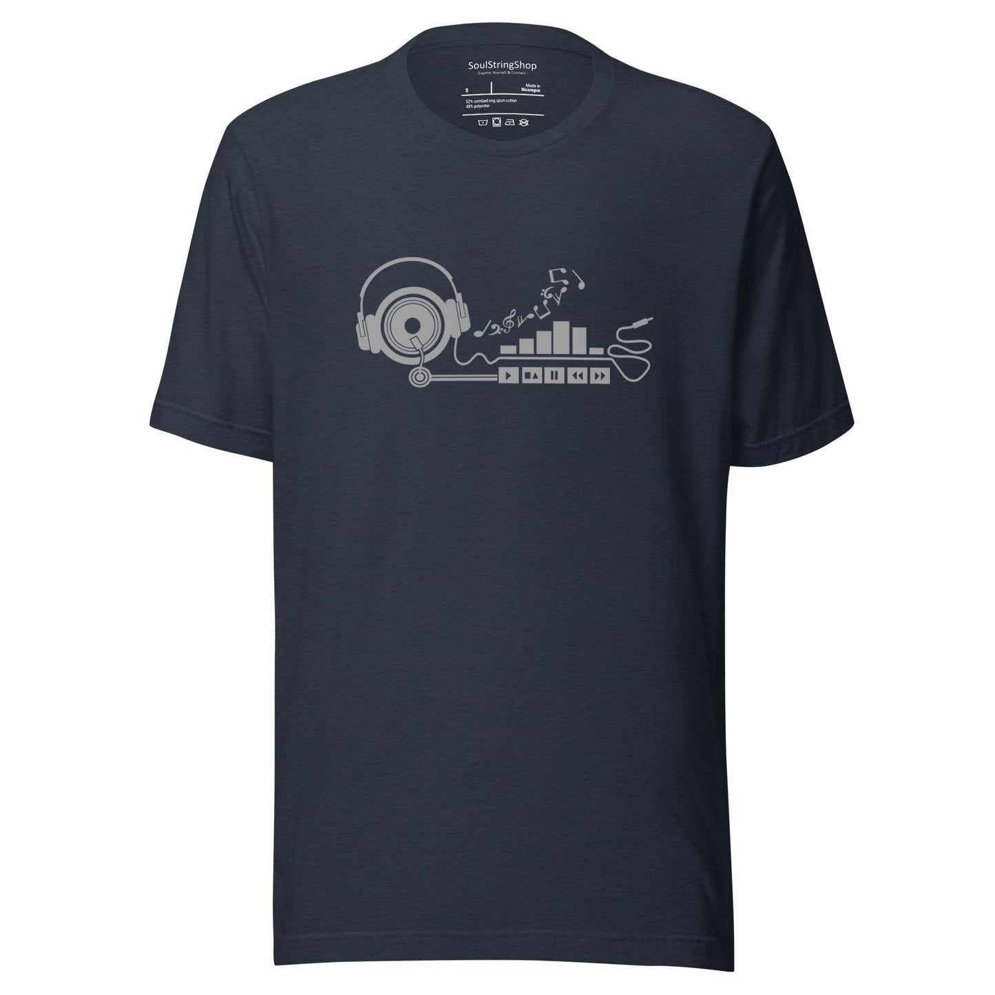 Mannen T-shirt - Play Music
