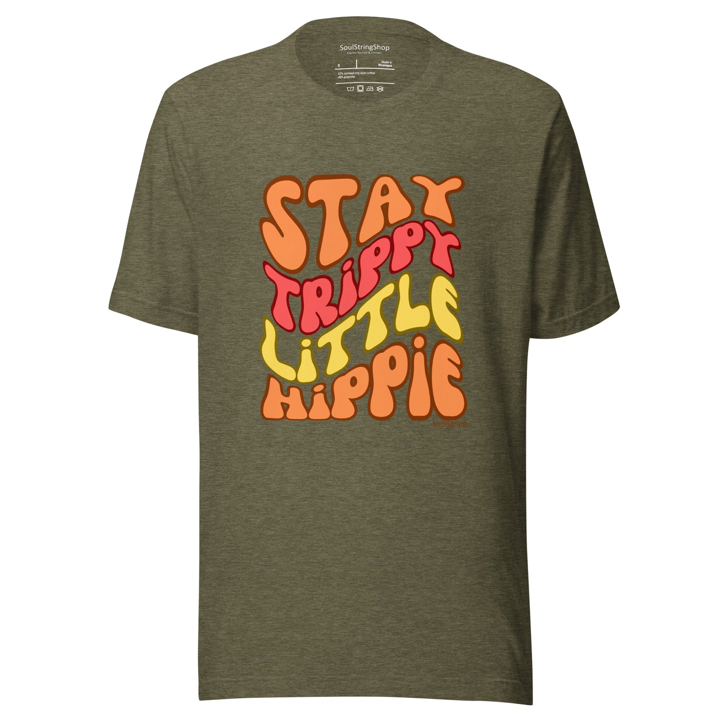 Mannen T-shirt - Stay Trippy Little Hippie
