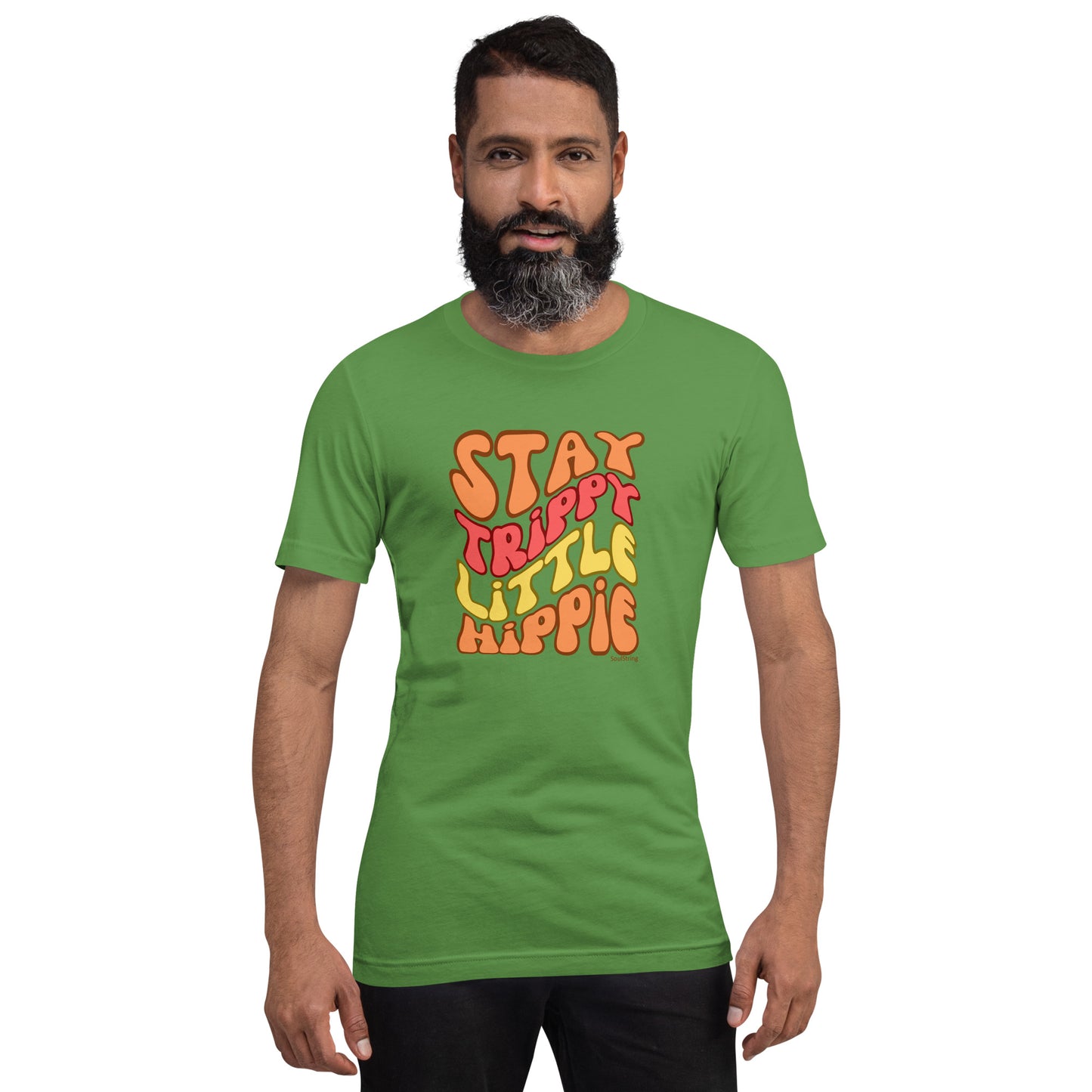 Mannen T-shirt - Stay Trippy Little Hippie
