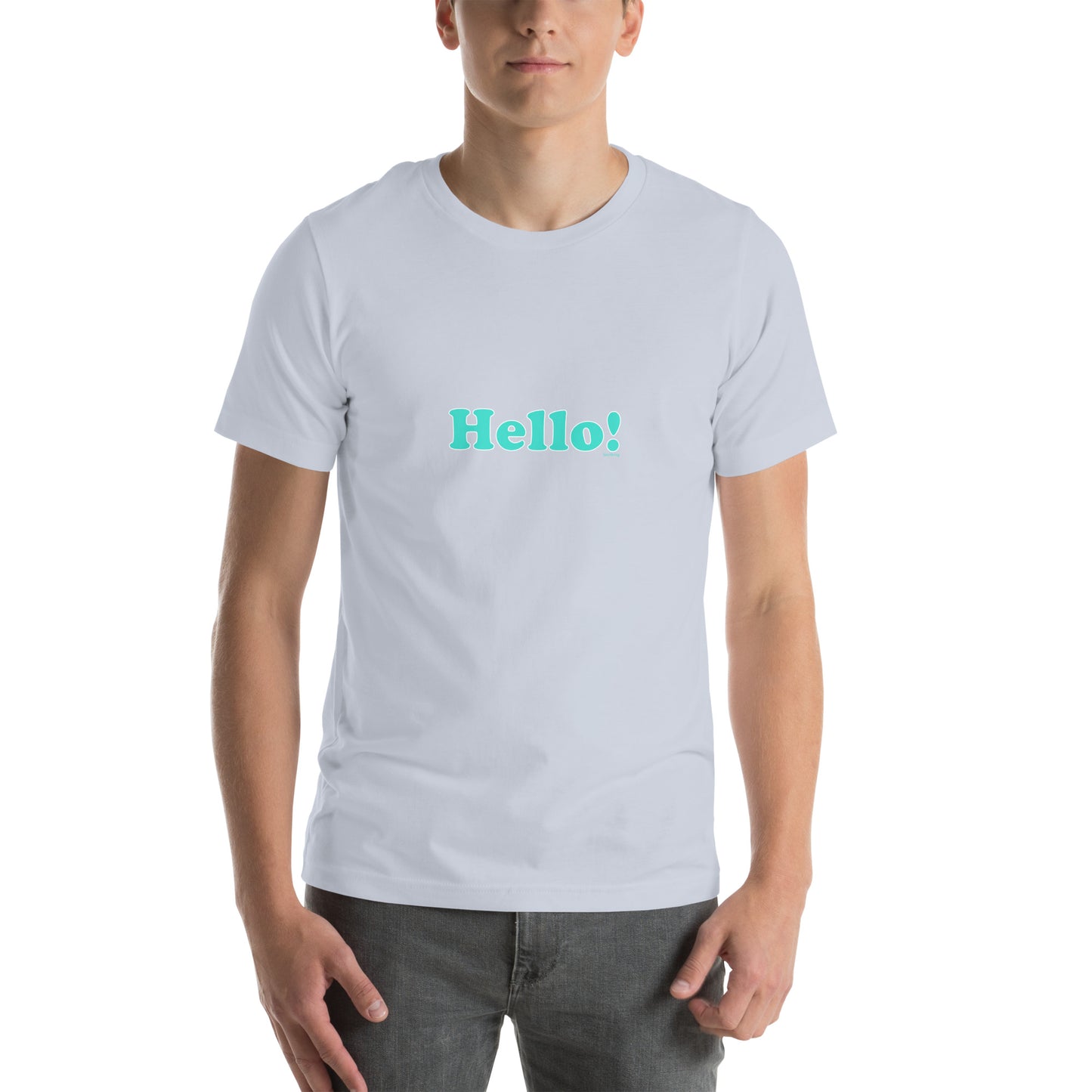 Mannen T-shirt - Hello