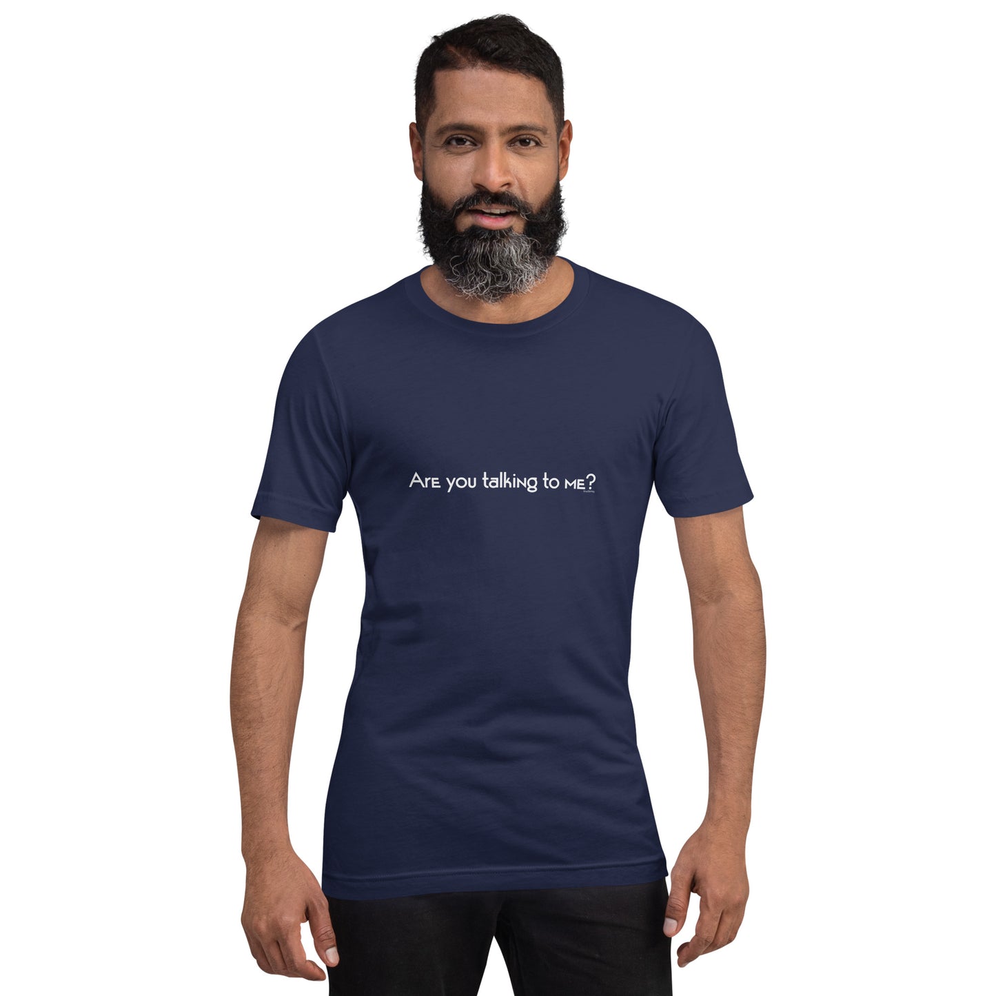 Mannen T-shirt - Are You Talking To Me?
