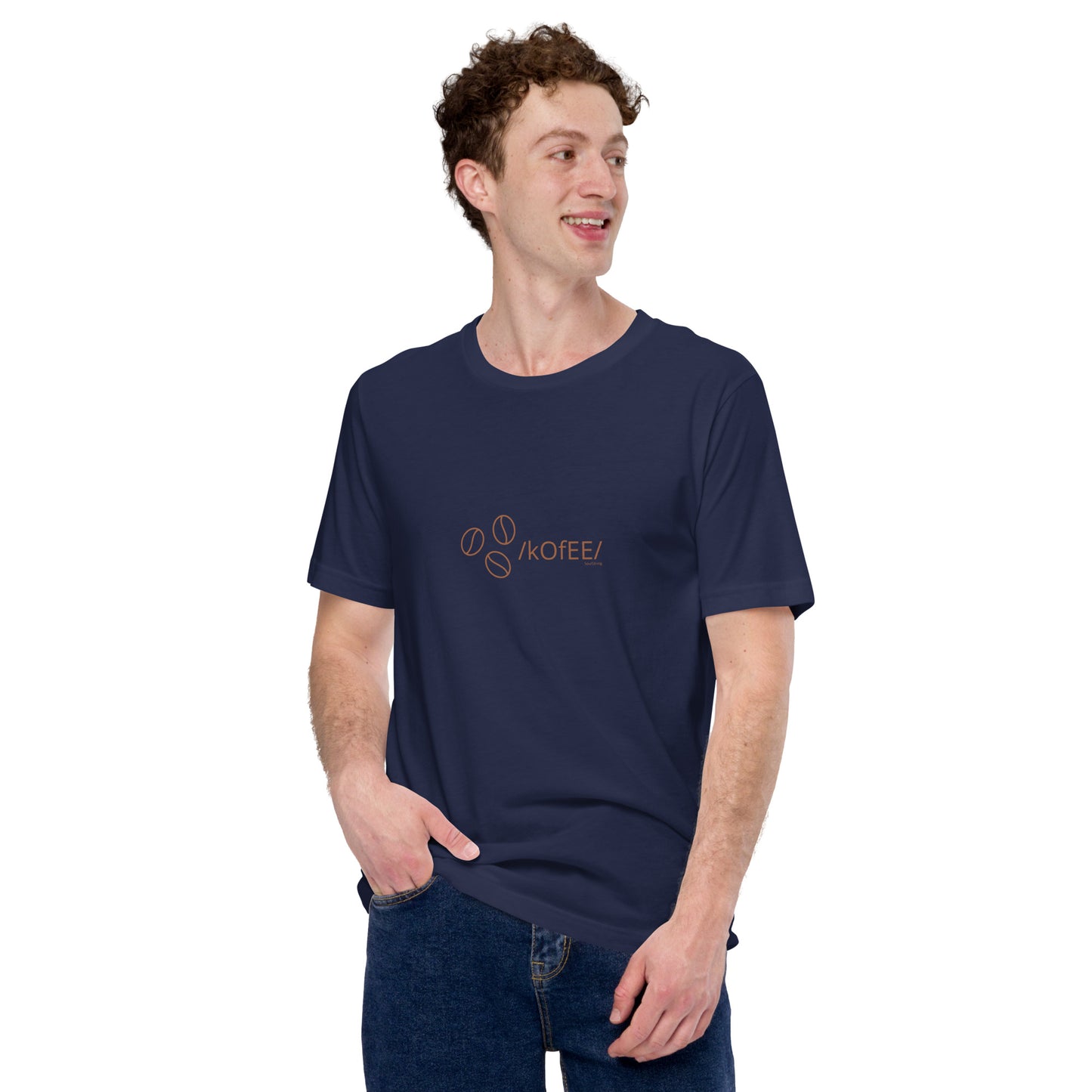 Mannen T-shirt - Coffee