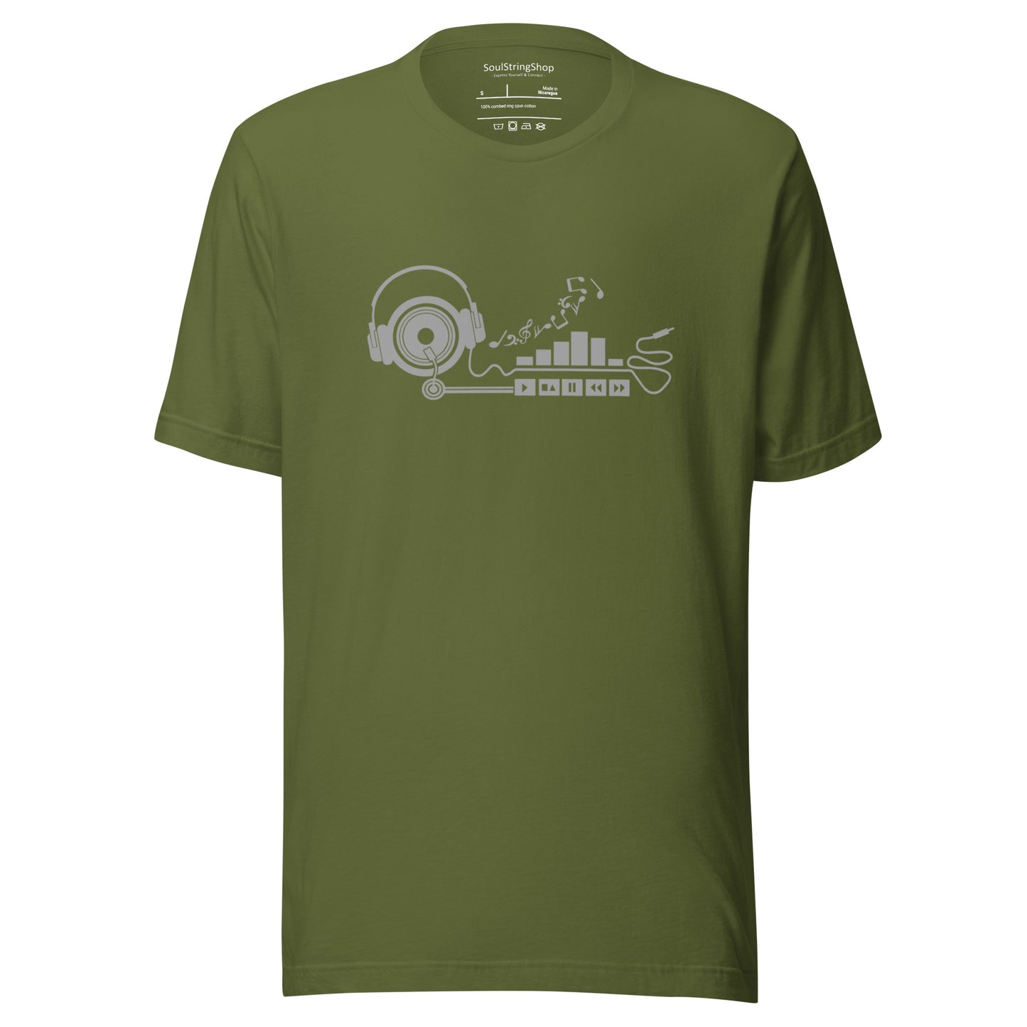 Mannen T-shirt - Play Music