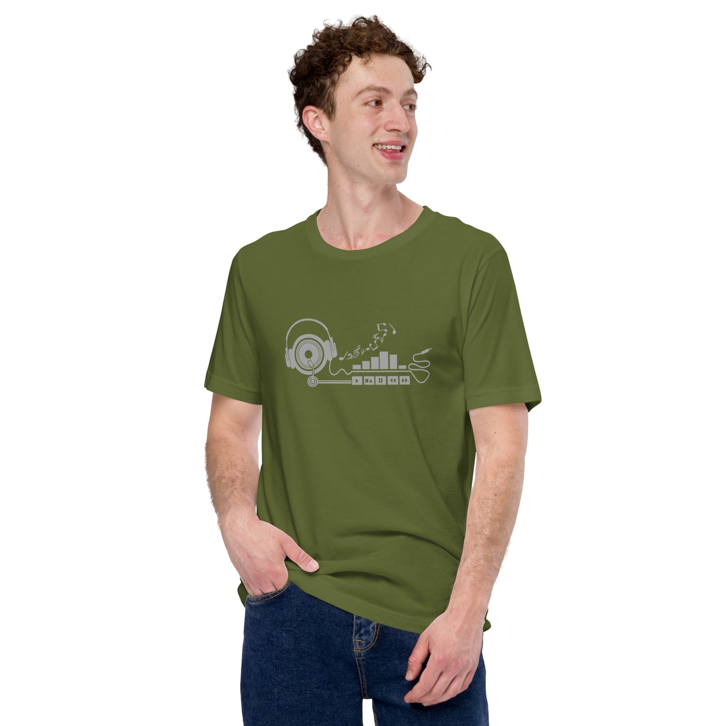 Mannen T-shirt - Play Music