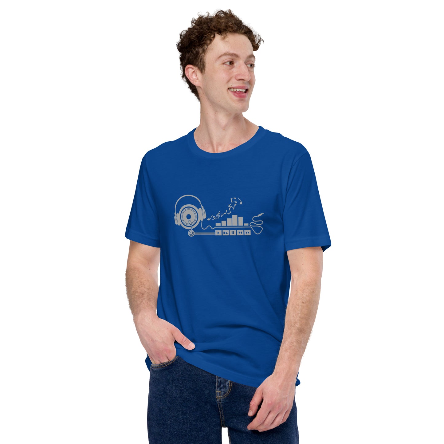 Mannen T-shirt - Play Music