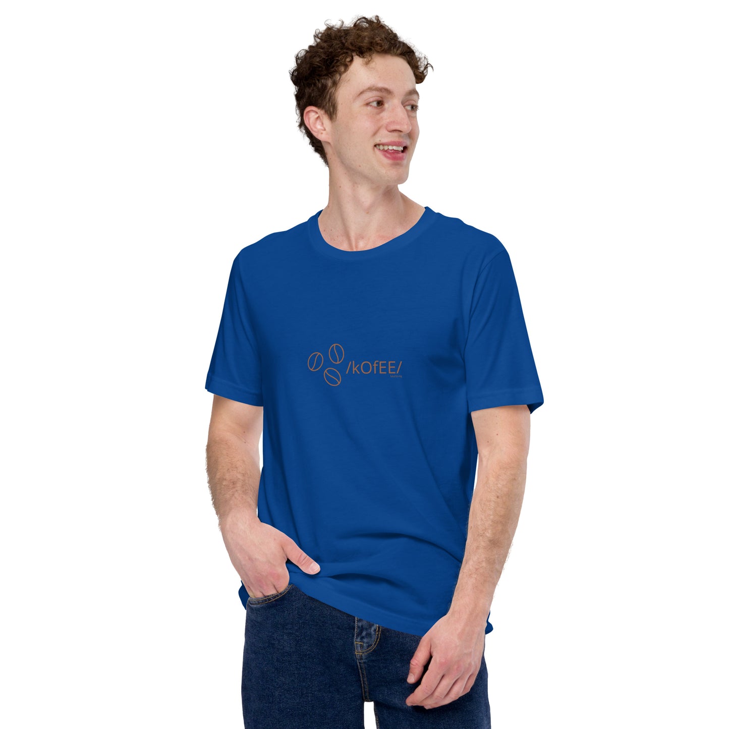 Mannen T-shirt - Coffee