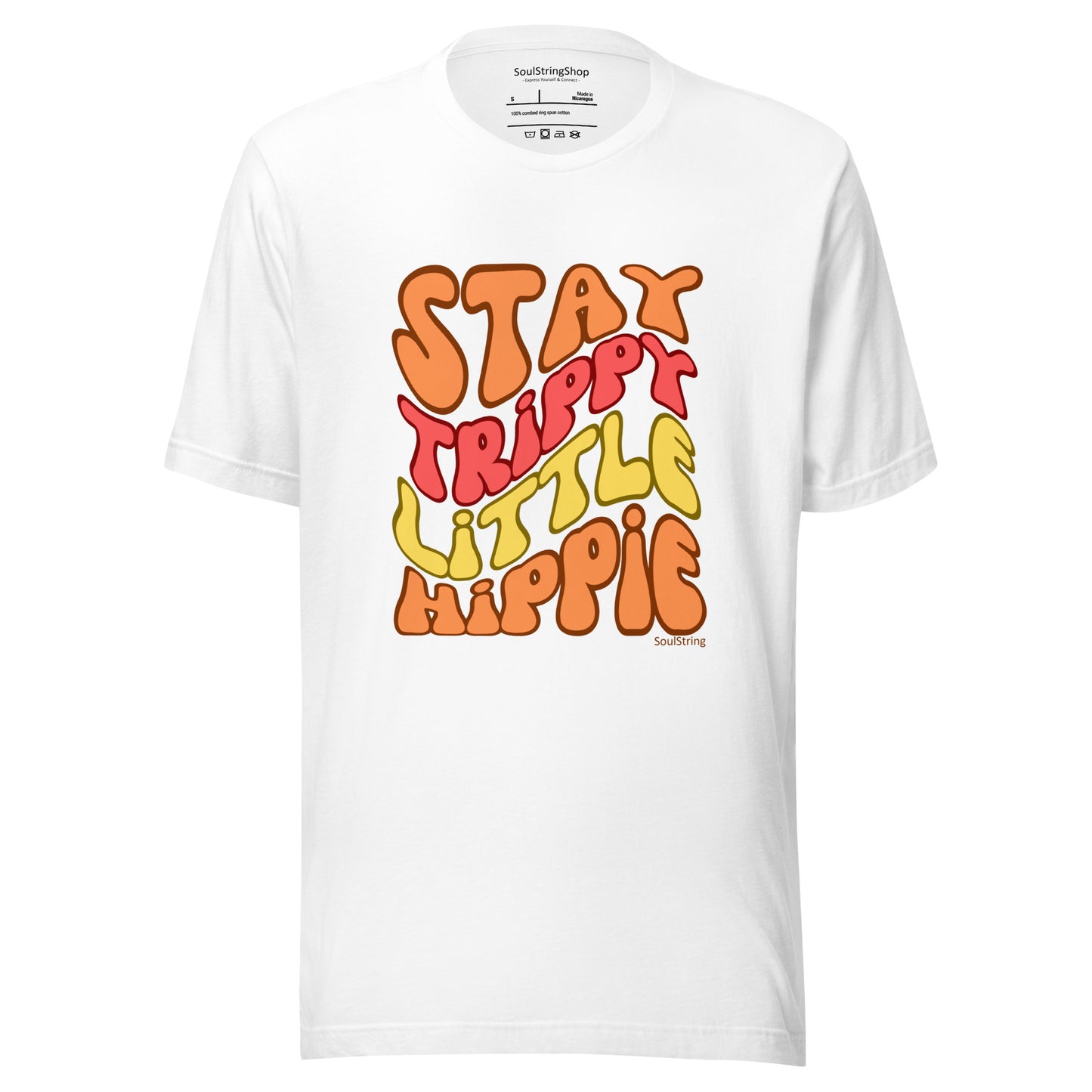 Mannen T-shirt - Stay Trippy Little Hippie