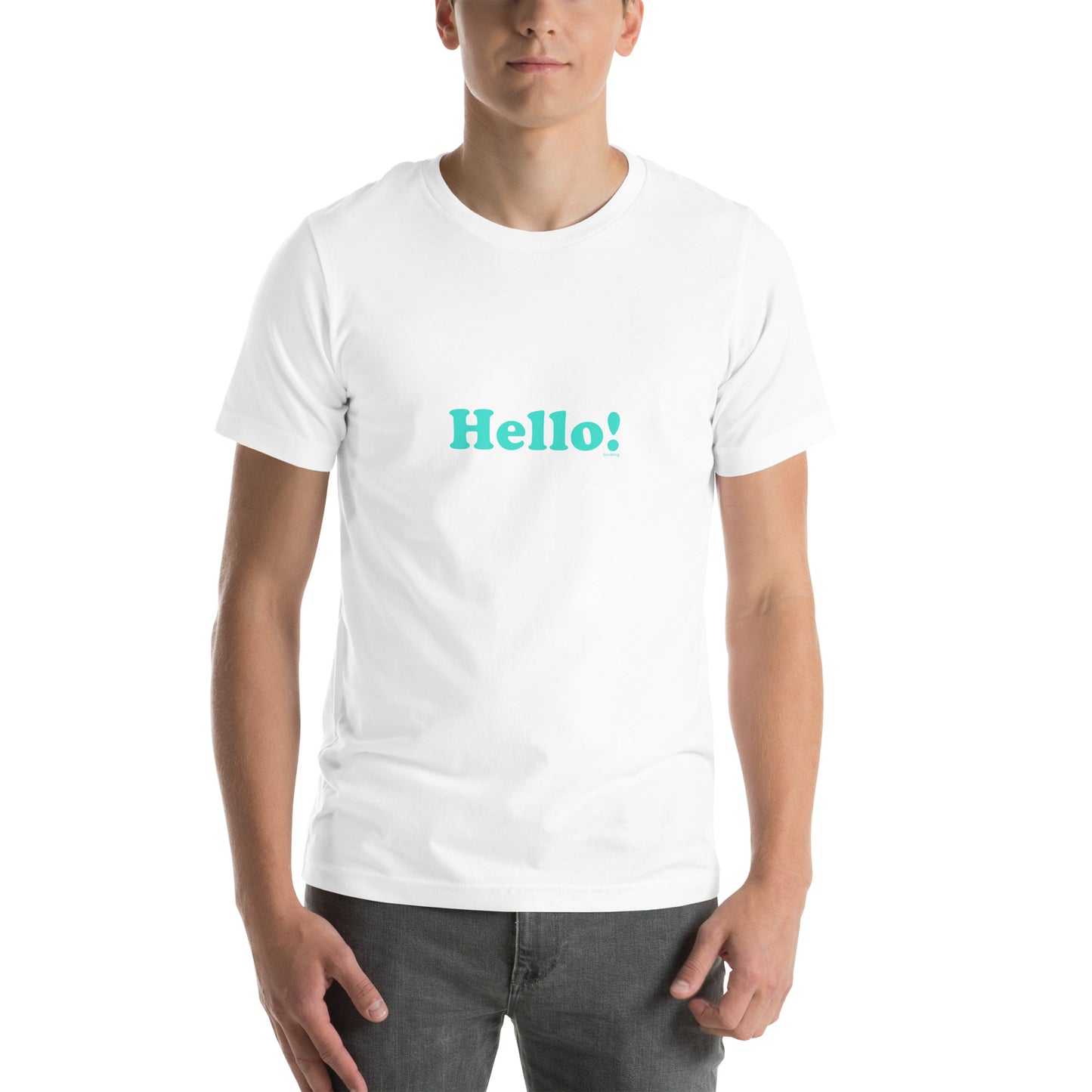 Mannen T-shirt - Hello