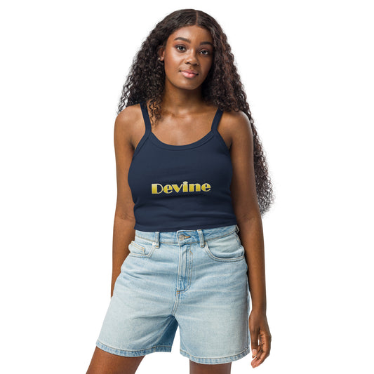 Micro-rib tank top - Devine