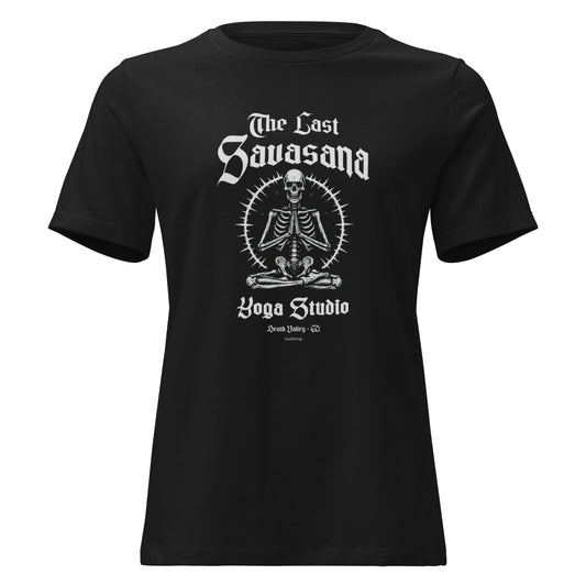 Dames-T-shirt - The Last Savasana Yoga Studio