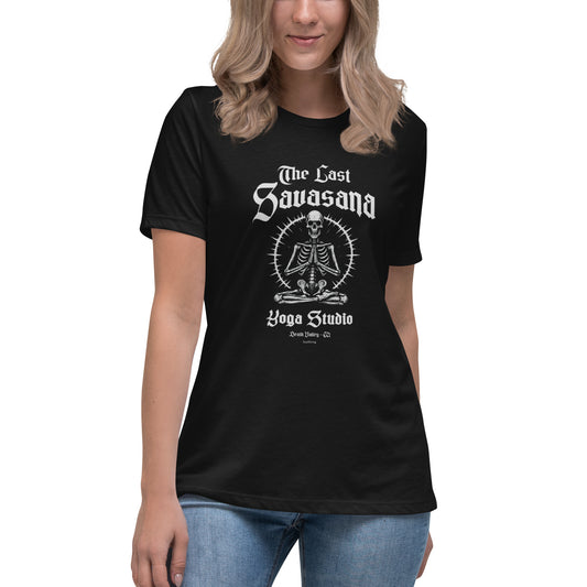 Dames-T-shirt - The Last Savasana Yoga Studio