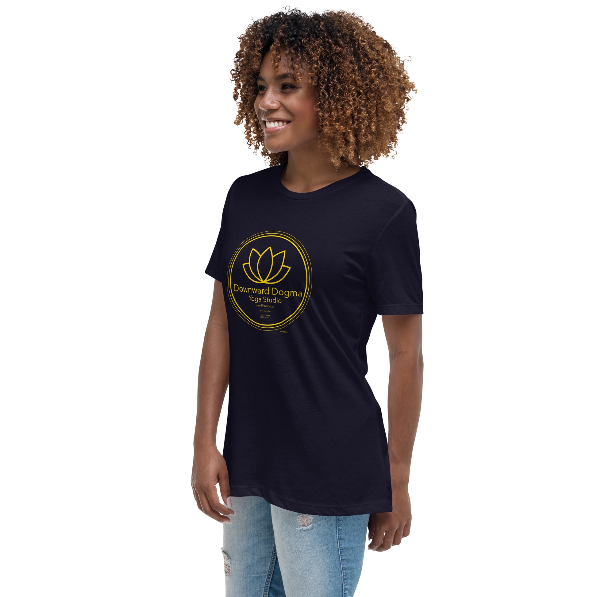 Dames-T-shirt - Downward Dogma Yoga Studio