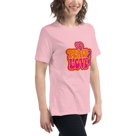Dames T-shirt - Peace & Love