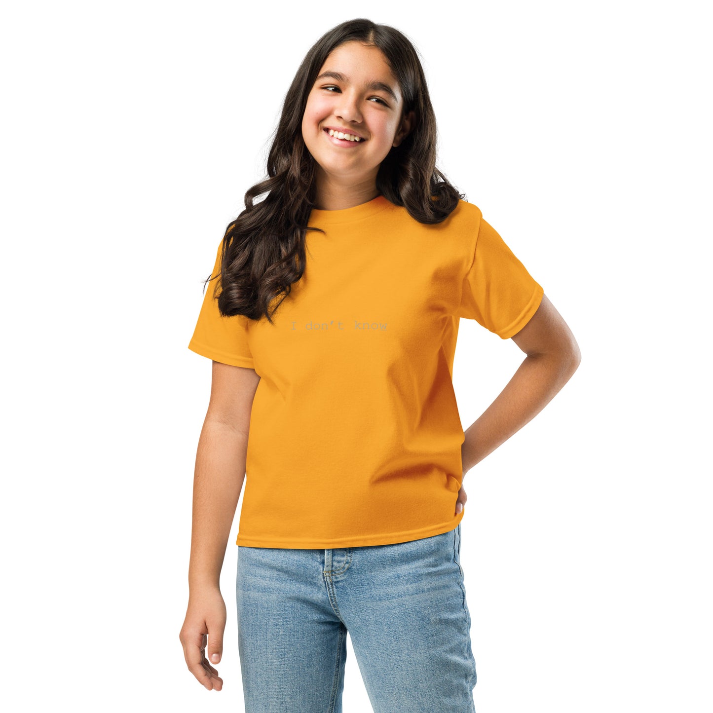 Kids T-shirt - I Don't Know