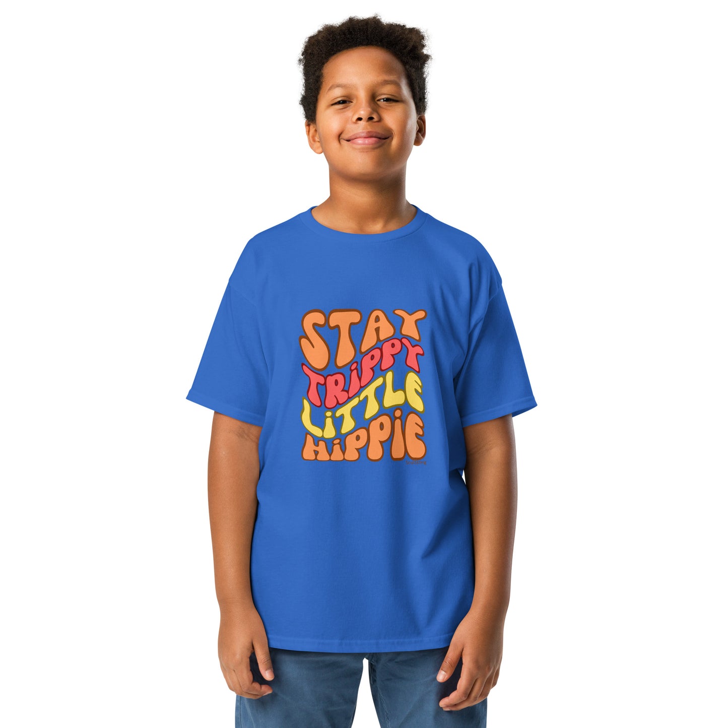 Kids T-shirt - Stay Trippy Little Hippie
