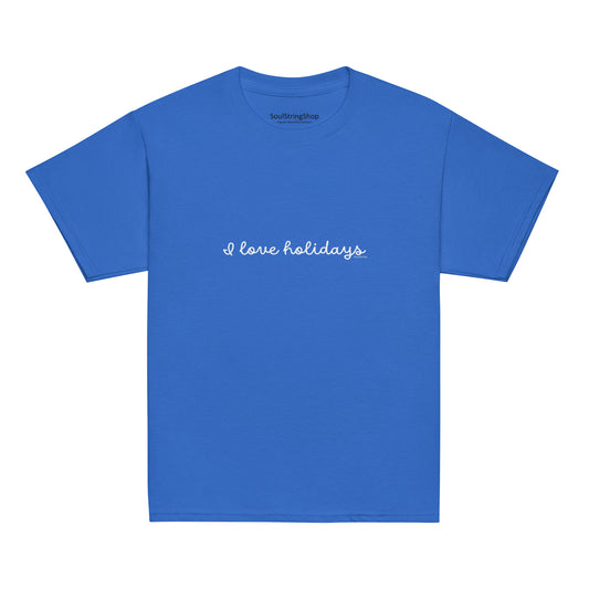 Kids T-shirt - I Love Holidays