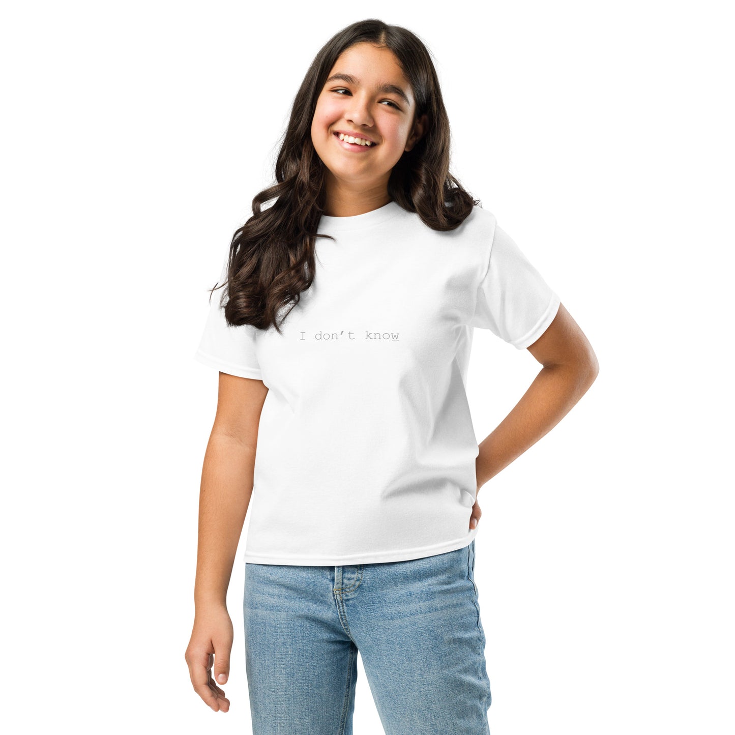 Kids T-shirt - I Don't Know