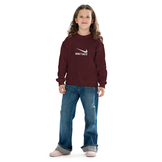 Kids sweatshirt - Don't Do It
